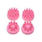 Size Matters 10X Rotating Silicone Nipple Suckers with 4 Attachments Pink