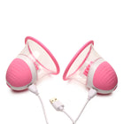 Size Matters 10X Rotating Silicone Nipple Suckers with 4 Attachments Pink