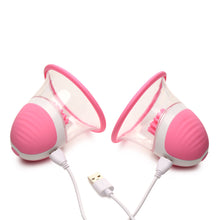 Size Matters 10X Rotating Silicone Nipple Suckers with 4 Attachments Pink