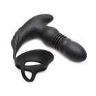 Thunderplugs 10X Thrusting Silicone Vibrator with Cock & Ball Strap & Remote