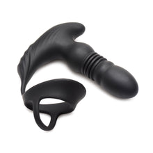Thunderplugs 10X Thrusting Silicone Vibrator with Cock & Ball Strap & Remote
