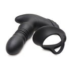 Thunderplugs 10X Thrusting Silicone Vibrator with Cock & Ball Strap & Remote