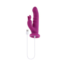 Playboy Fluffle Rechargeable Vibrating Dual Stimulator Silicone Purple