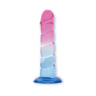 Shades Swirl 7.5 in. Dildo Pink/Blue