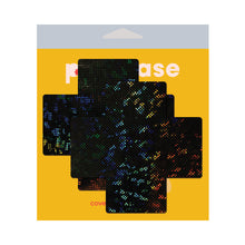 Pastease Plus X Black Disco Ball Full Breast Covers Support Tape