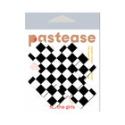 Pastease Plus X Black & White Checker Cross Nipple Pasties