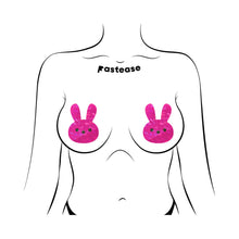 Pastease Glittery Pink Marshmallow Easter Bunny Nipple Pasties