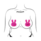 Pastease Glittery Pink Marshmallow Easter Bunny Nipple Pasties