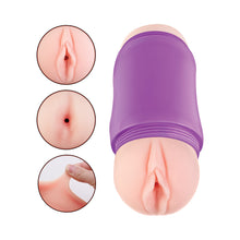Delite Two Ways Vagina & Ass Beige