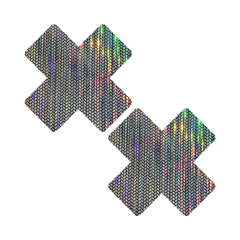 Neva Nude Naughty Nebula Super Holographic X Nipple Pasties