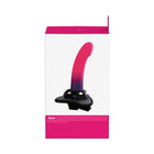 VeDO Duo Silicone Dildo (Non-Vibrating) with Harness Pink/Purple
