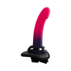 VeDO Duo Silicone Dildo (Non-Vibrating) with Harness Pink/Purple