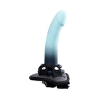VeDO Duo Silicone Dildo (Non-Vibrating) with Harness Turquoise/Black