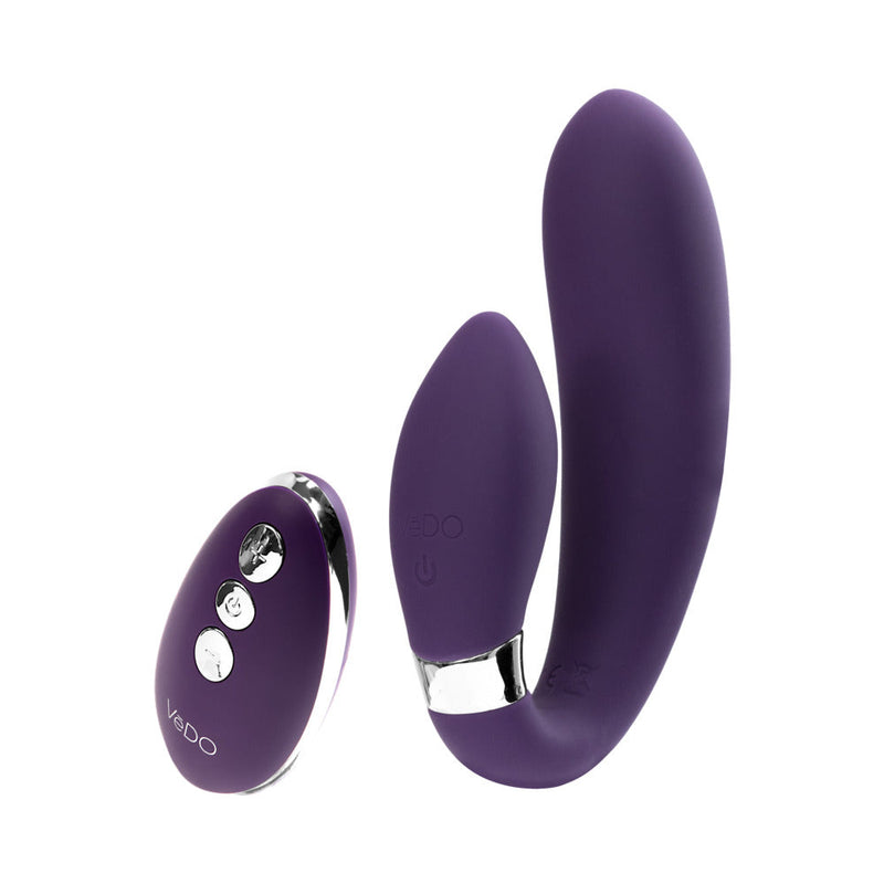 VeDO Jeni C-Shaped Dual Motor Vibe with Remote Purple