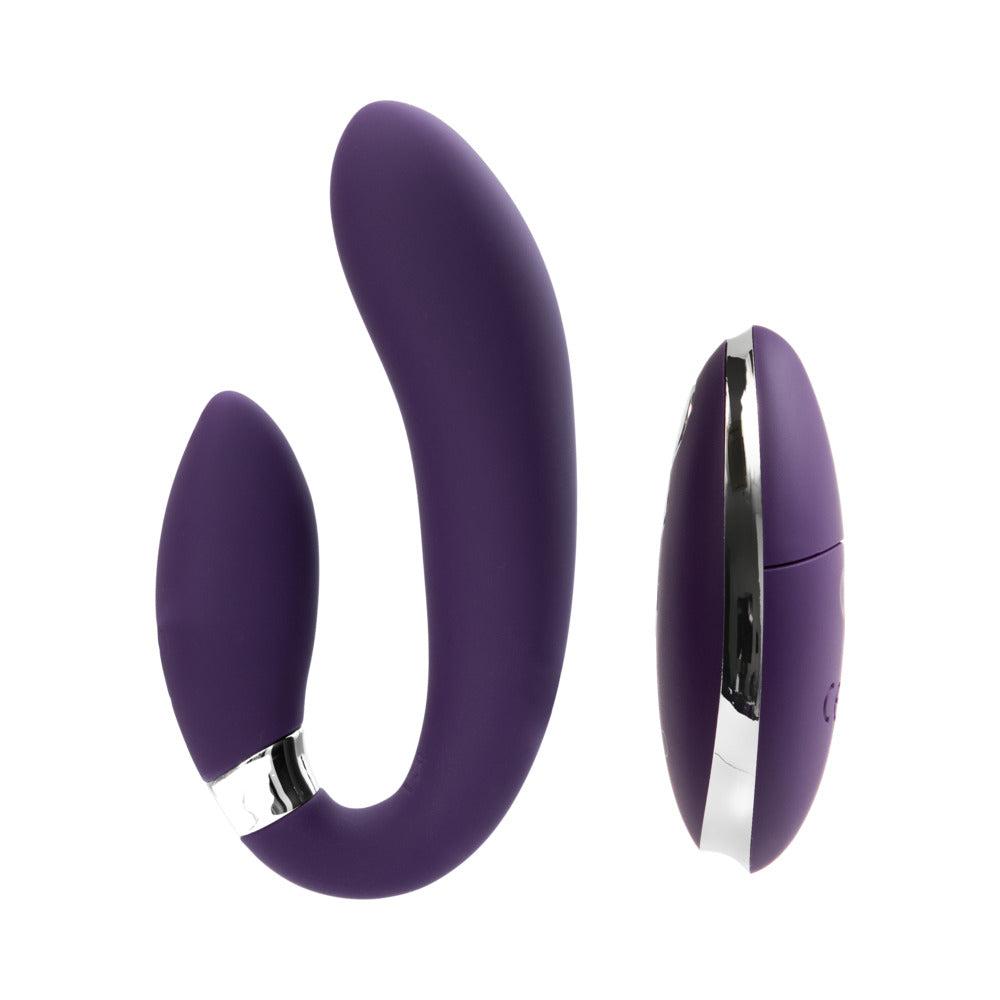 VeDO Jeni C-Shaped Dual Motor Vibe with Remote Purple