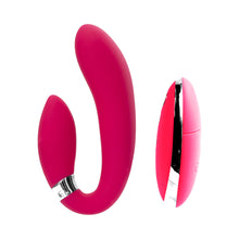VeDO Jeni C-Shaped Dual Motor Vibe with Remote Pink