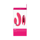 VeDO Jeni C-Shaped Dual Motor Vibe with Remote Pink