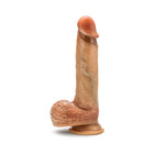 Renaissance Raphael Sliding Foreskin Dildo with Squeezable Balls 9.5 in. Tan