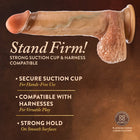 Renaissance Raphael Sliding Foreskin Dildo with Squeezable Balls 9.5 in. Tan