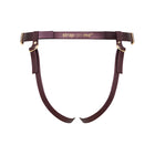 Strap-On-Me Leatherette Harness Generous One Size Aubergine