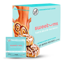 Sweetums Intimate Wipes Cinnamon Bun Flavor 10-Pack