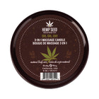 Earthly Body Hemp Seed Holiday 3-in-1 Massage Candle Oh, Oh, Oh 6 oz.
