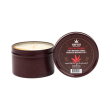 Earthly Body Hemp Seed Holiday 3-in-1 Massage Candle Stuff My Stocking 6 oz.