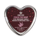 Earthly Body Hemp Seed Valentine 3-in-1 Massage Candle Crack The Whip 4.7 oz.