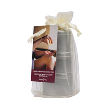 Earthly Body Hemp Seed Valentine 2025 3-in-1 Massage Candle Trio Gift Set