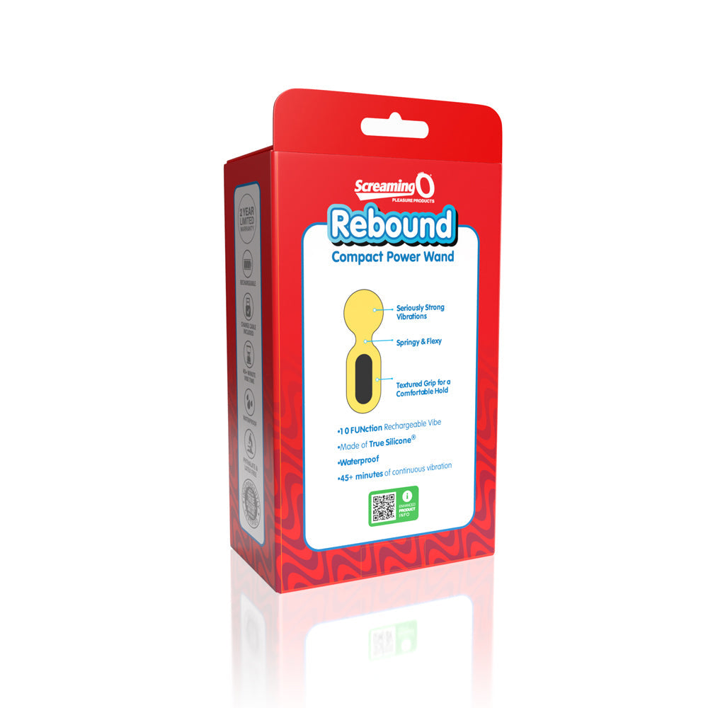 Screaming O Rebound Compact Power Wand Bumblee Yellow