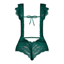Magic Silk Evermore Cutout Romper Emerald L/XL
