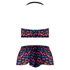 Magic Silk Hazy Dayz Halter Top & Hot Short Set Gummy Bears Queen Size