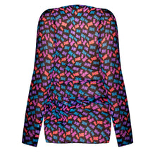 Magic Silk Hazy Dayz Tie Front Jacket & Thong Set Gummy Bears Queen Size