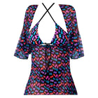 Magic Silk Hazy Dayz Halter Bra, Thong & Dress Set Gummy Bears L/XL