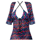 Magic Silk Hazy Dayz Halter Bra, Thong & Dress Set Gummy Bears L/XL