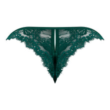 Magic Silk Evermore Split Crotch Panty Emerald S/M