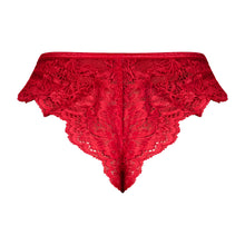 Magic Silk Sugar High Split Crotch Panty Red L/XL