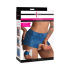 Strap U Booty Shorts Dildo Silicone Strap-On Harness 6 in. Small