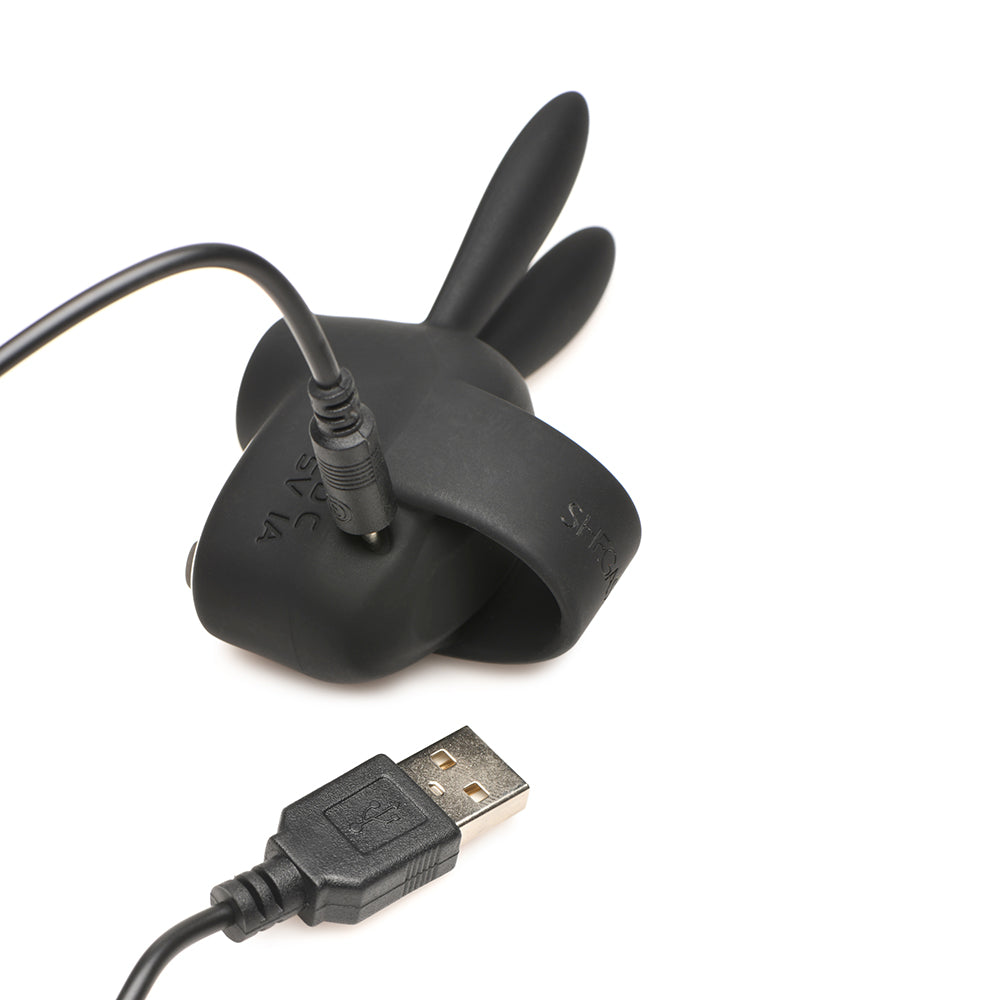 Shegasm Sucky Bunny Clit Stimulator Black