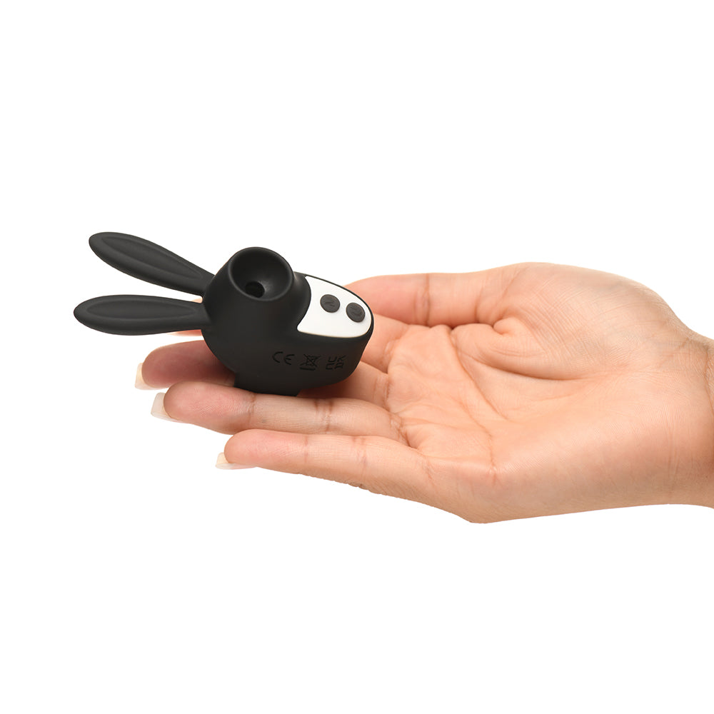 Shegasm Sucky Bunny Clit Stimulator Black
