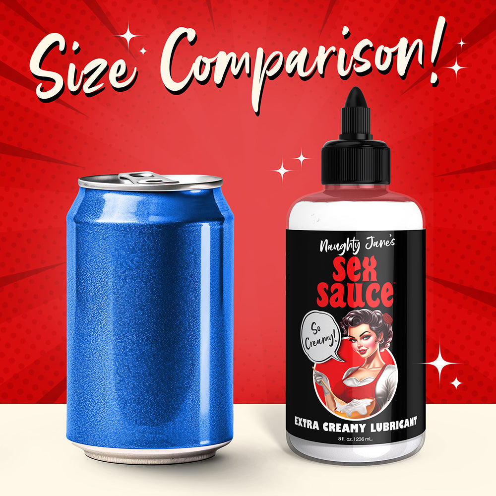 Naughty Jane''s Sex Sauce Extra Creamy Lubricant 8 oz.