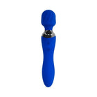 Selopa Blue Belle Rechargeable Dual-Ended Wand Vibrator Silicone Blue