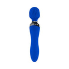 Selopa Blue Belle Rechargeable Dual-Ended Wand Vibrator Silicone Blue