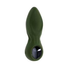 Gender X My Secret Garden Rechargeable Vibrating Anal Plug with Remote Silicone Green