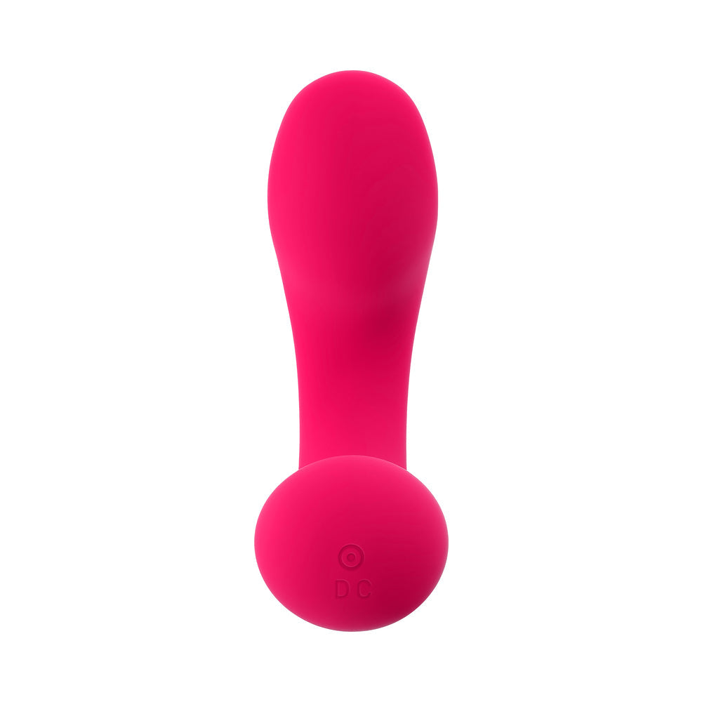 Gender X All About the Bass Rechargeable Vibrator with Remote Silicone Red