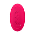 Gender X All About the Bass Rechargeable Vibrator with Remote Silicone Red