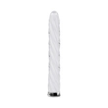 Playboy In A Twist Rechargeable Glass Vibrator White
