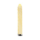 Playboy Twist Of Fate Rechargeable Glass Vibrator Yellow