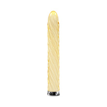 Playboy Twist Of Fate Rechargeable Glass Vibrator Yellow