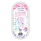 Cotton Candy Jaw Breaker Silicone Vibrator with Stimulator 9 Frequencies